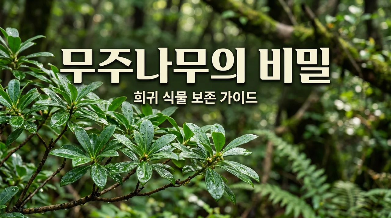 무주나무 멸종위기 희귀종 특징과 보존 가치 알아보기