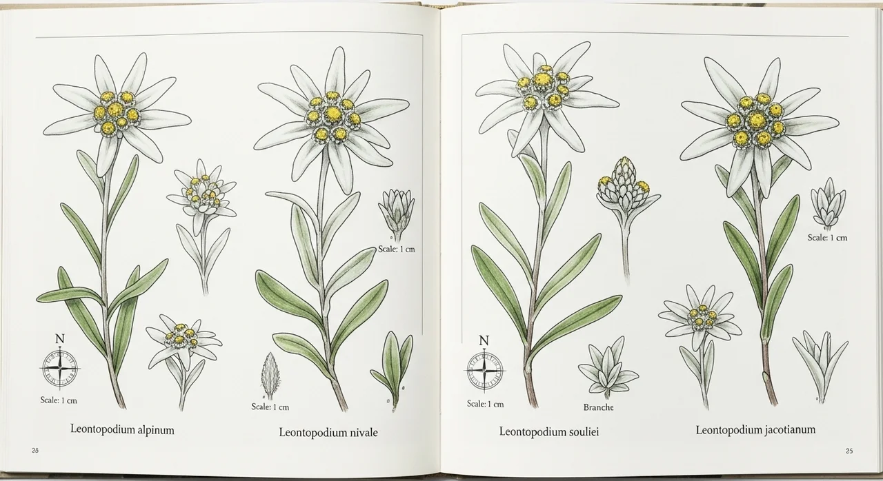 다른 솜다리 종류와 어떻게 다를까?