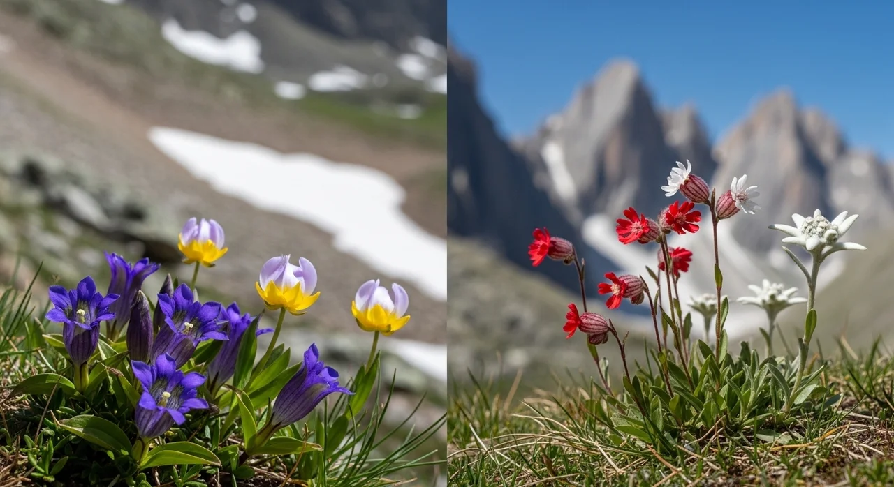 산솜다리 vs 왜솜다리 어떻게 다를까?