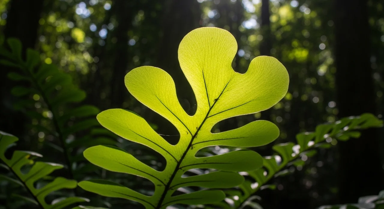 왜 숟갈일엽이라고 부를까?