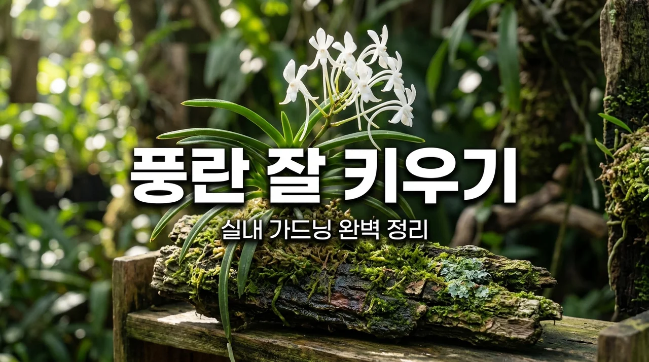풍란 키우기 완벽 가이드: 초보자도 성공하는 관리 비법