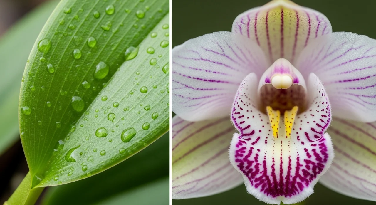 두잎감자난초와 한라감자난초 한눈에 비교하기