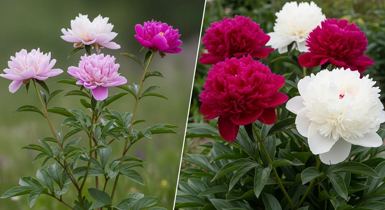 산작약 vs 일반 작약, 무엇이 다를까?