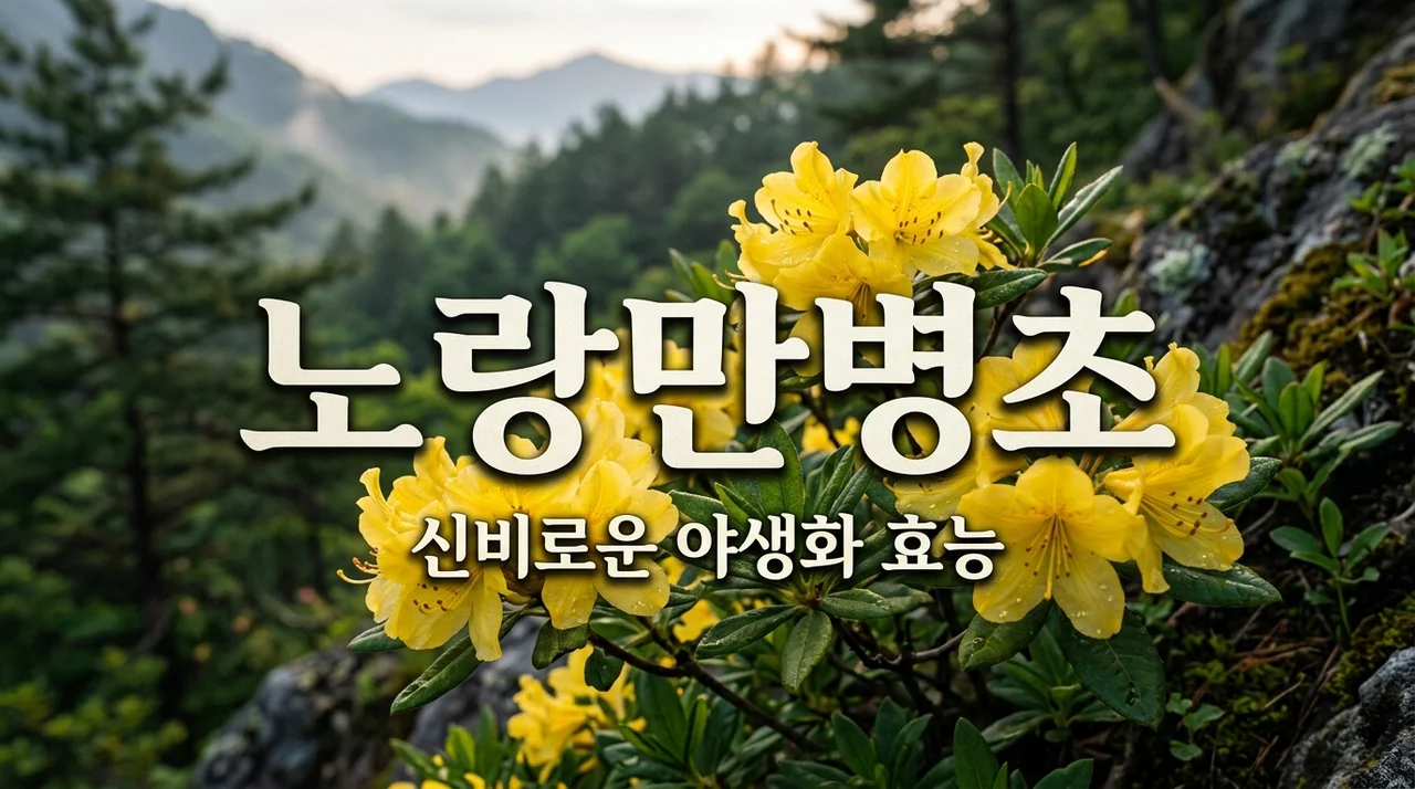 노랑만병초 효능과 특징, 아름다운 야생화의 매력 탐구
