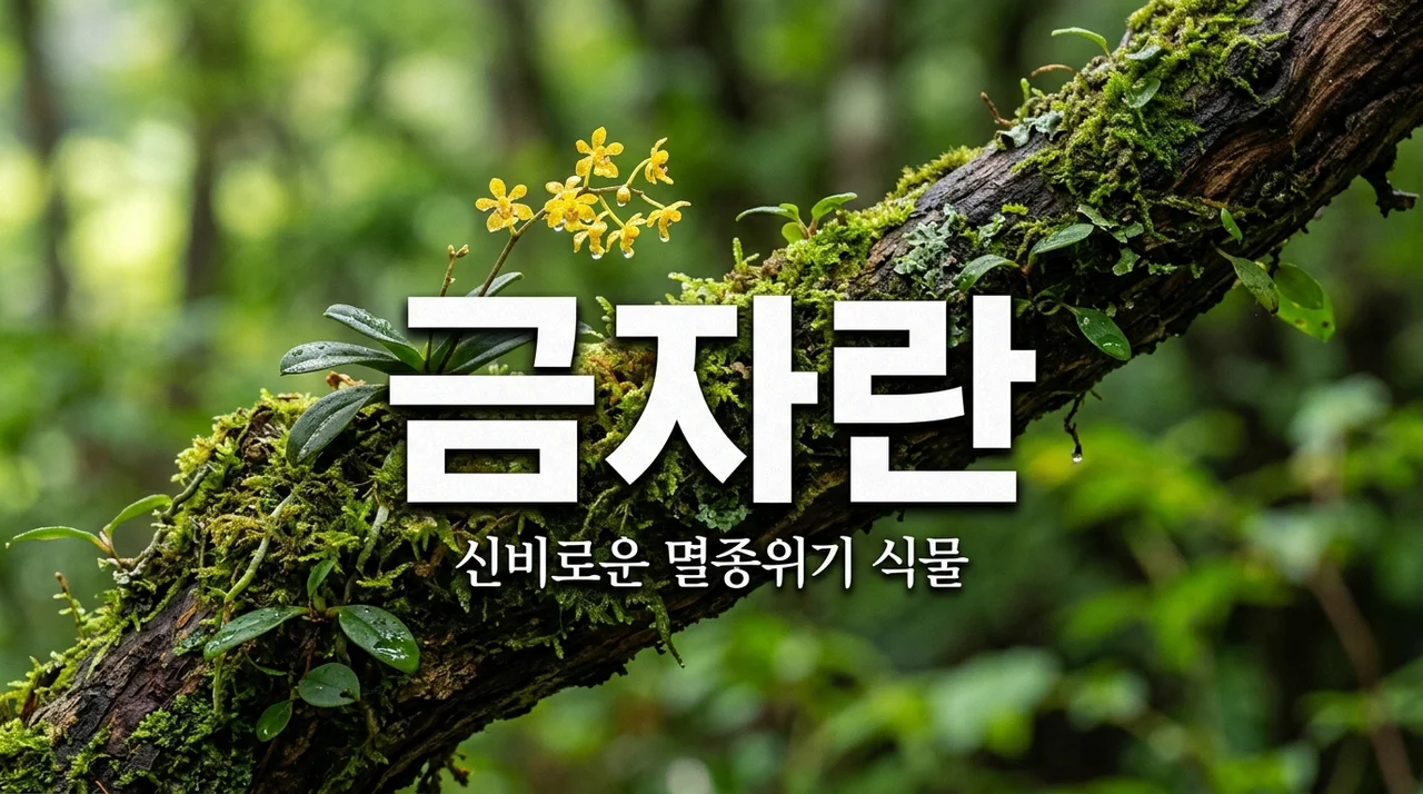 금자란이란? 멸종위기 야생식물 보호와 보전 가치 알아보기