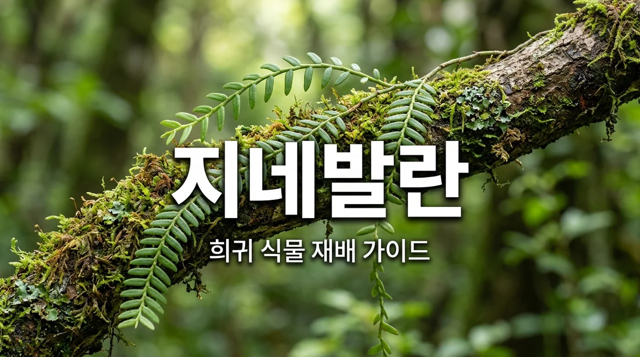 지네발란 키우기 완벽 가이드: 습도와 환경 관리 핵심