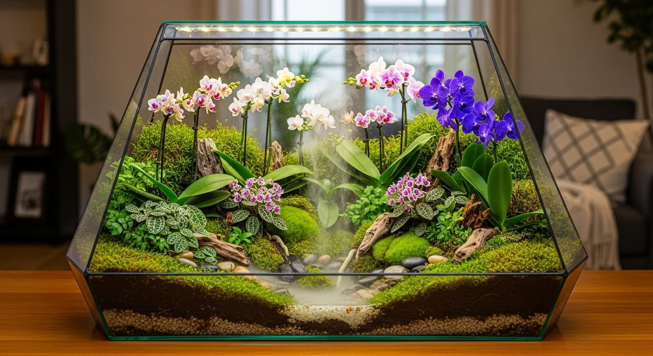 테라리움에서 더 빛나는 지네발란