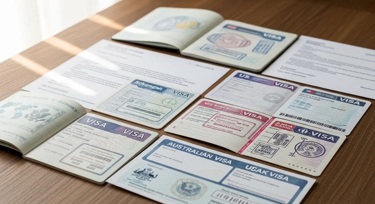 다양한 비자의 종류와 목적