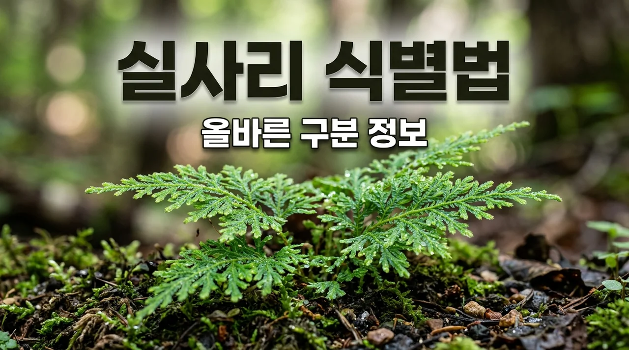 실사리 식물 특징과 올바른 식별 방법: 개실사리와의 차이점