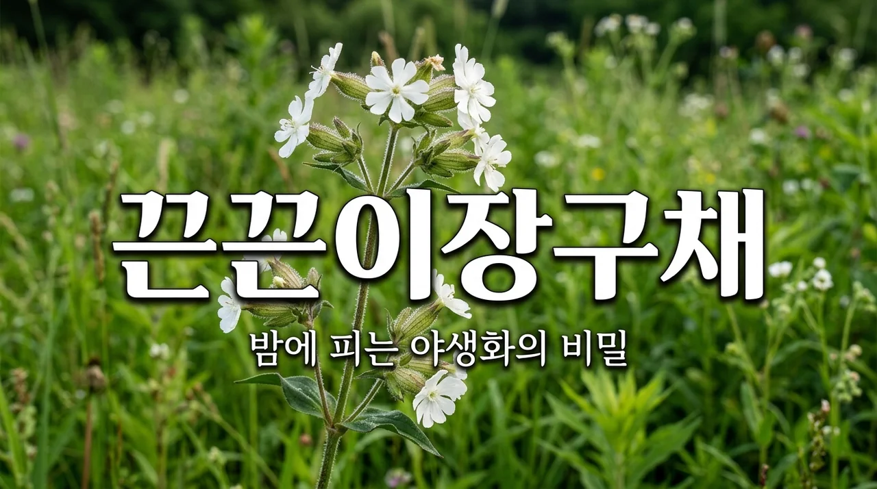끈끈이장구채 특징과 매력: 밤에 피는 꽃의 비밀