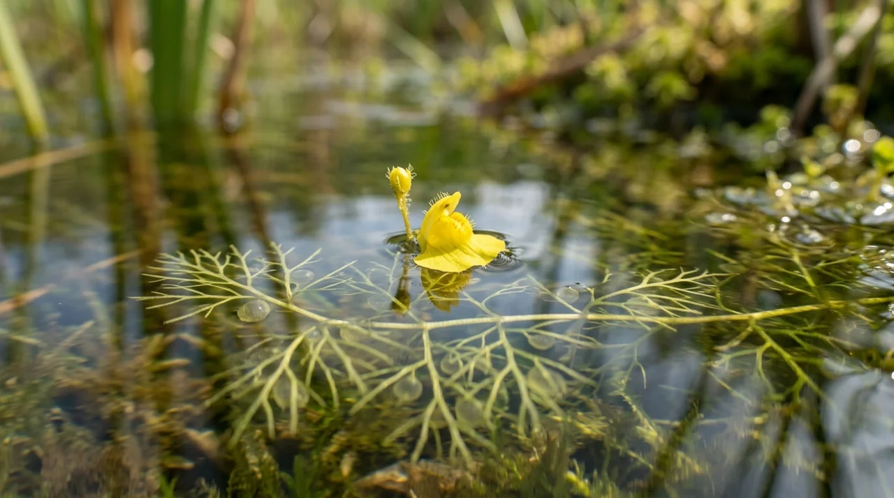 들통발 완벽 가이드: 노란 꽃이 피는 신비로운 수생 식물 특징