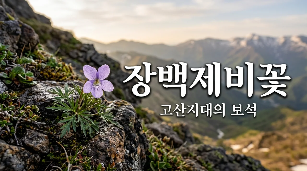 장백제비꽃 특징과 개화시기, 야생화 탐방을 위한 가이드