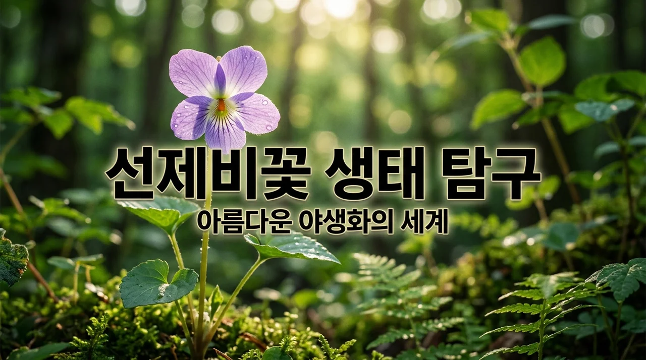 선제비꽃 특징과 생태: 우리 곁의 아름다운 야생화 탐구
