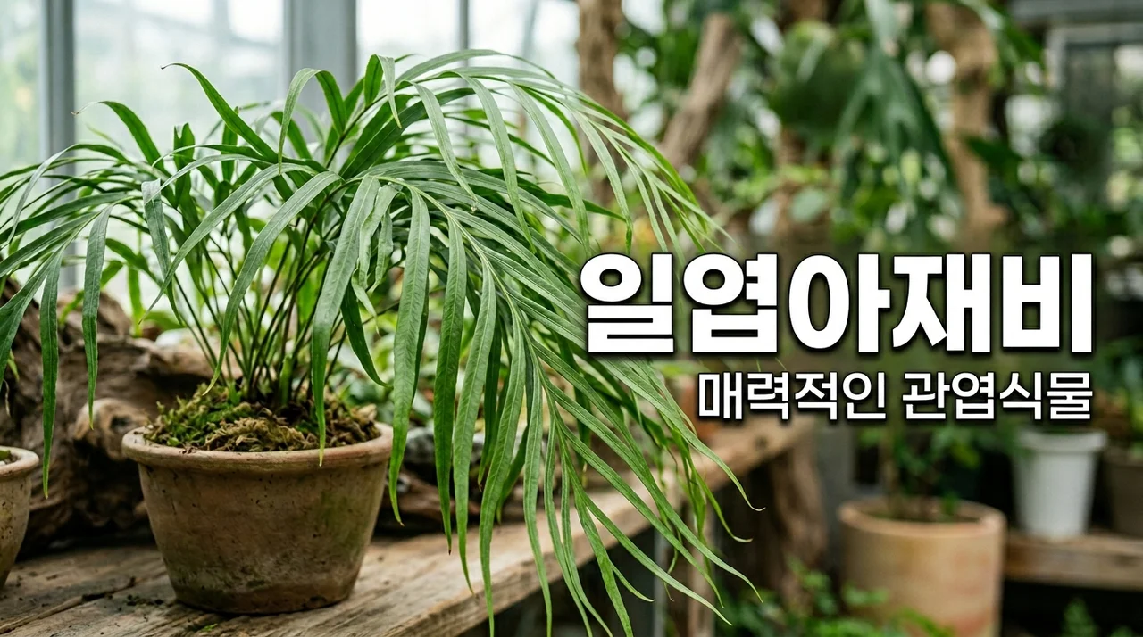 일엽아재비 특징과 키우기: 치렁치렁 늘어진 잎의 매력