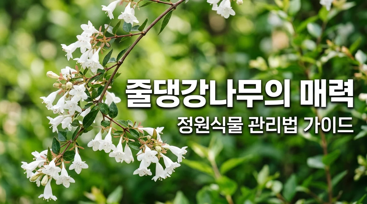 줄댕강나무 특징과 매력, 정원 식물로 추천하는 이유