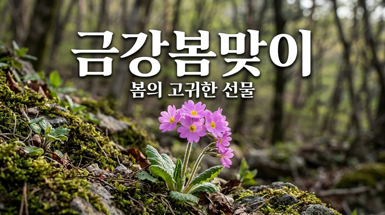 금강봄맞이 꽃 개화시기와 관찰 포인트, 봄의 전령사를 만나다