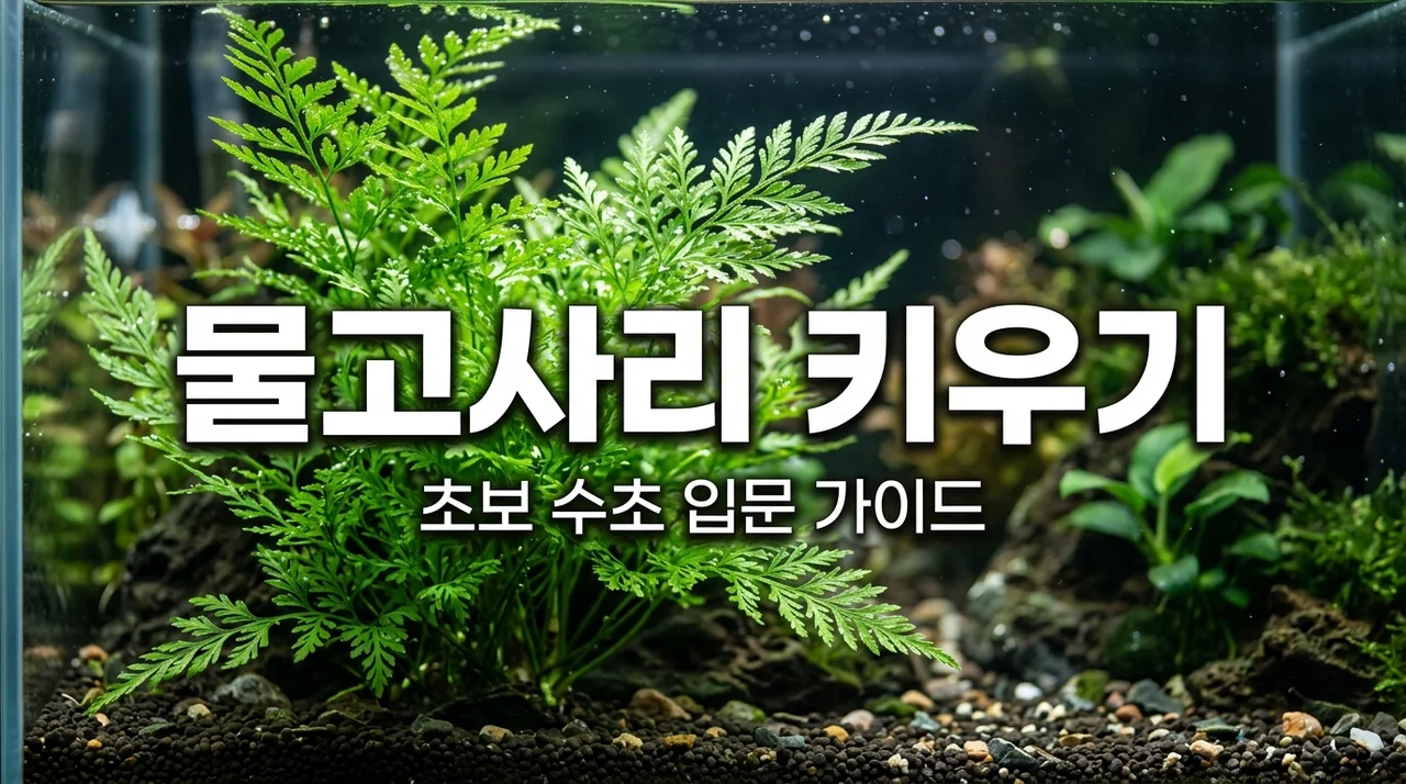 물고사리 키우기 완벽 가이드: 수초 초보자도 성공하는 비법