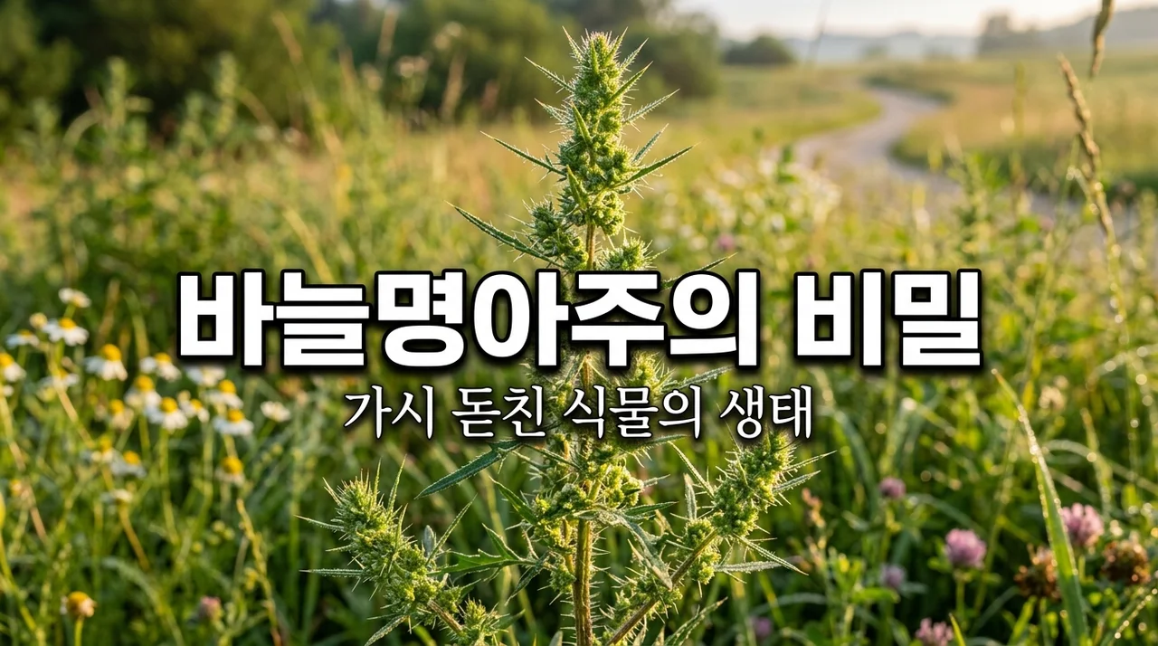 바늘명아주 특징과 식별법: 가을이면 가시로 변신하는 신비한 식물