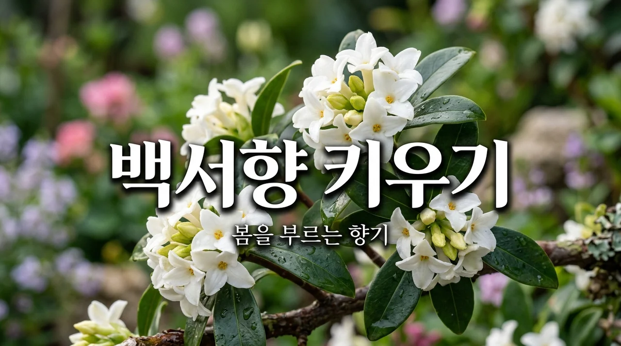 백서향 키우기 및 특징: 봄을 알리는 매혹적인 향기의 비밀
