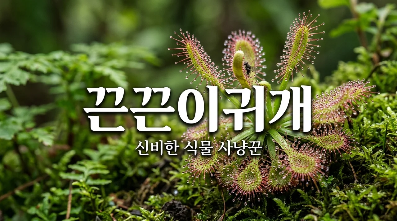 끈끈이귀개 키우는 법: 식물인데 사냥을 하는 신비한 매력