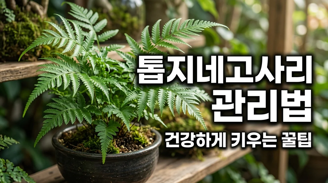 톱지네고사리 키우기 완벽 가이드: 특징부터 관리법까지