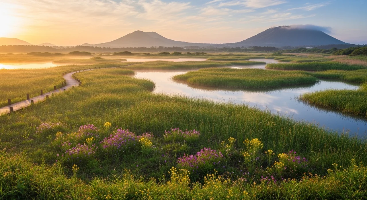 제주도 자생지, 수산한못 탐방 가이드