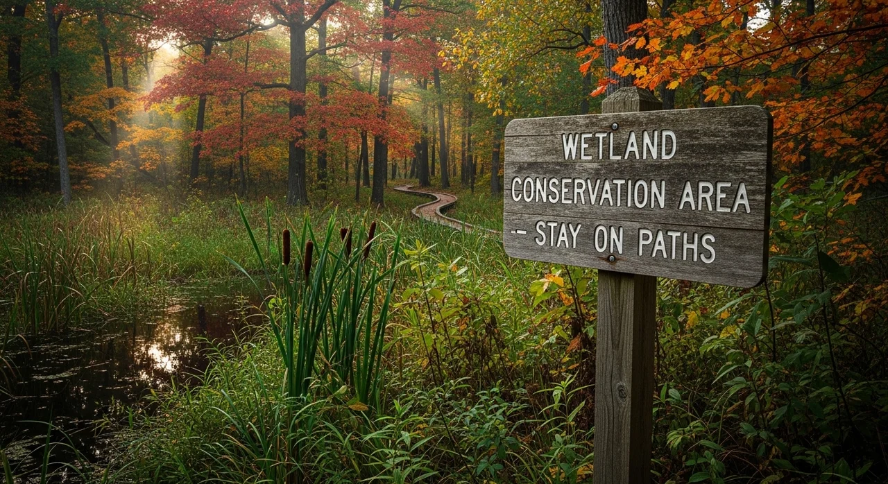 습지 식물 보호를 위한 주의사항