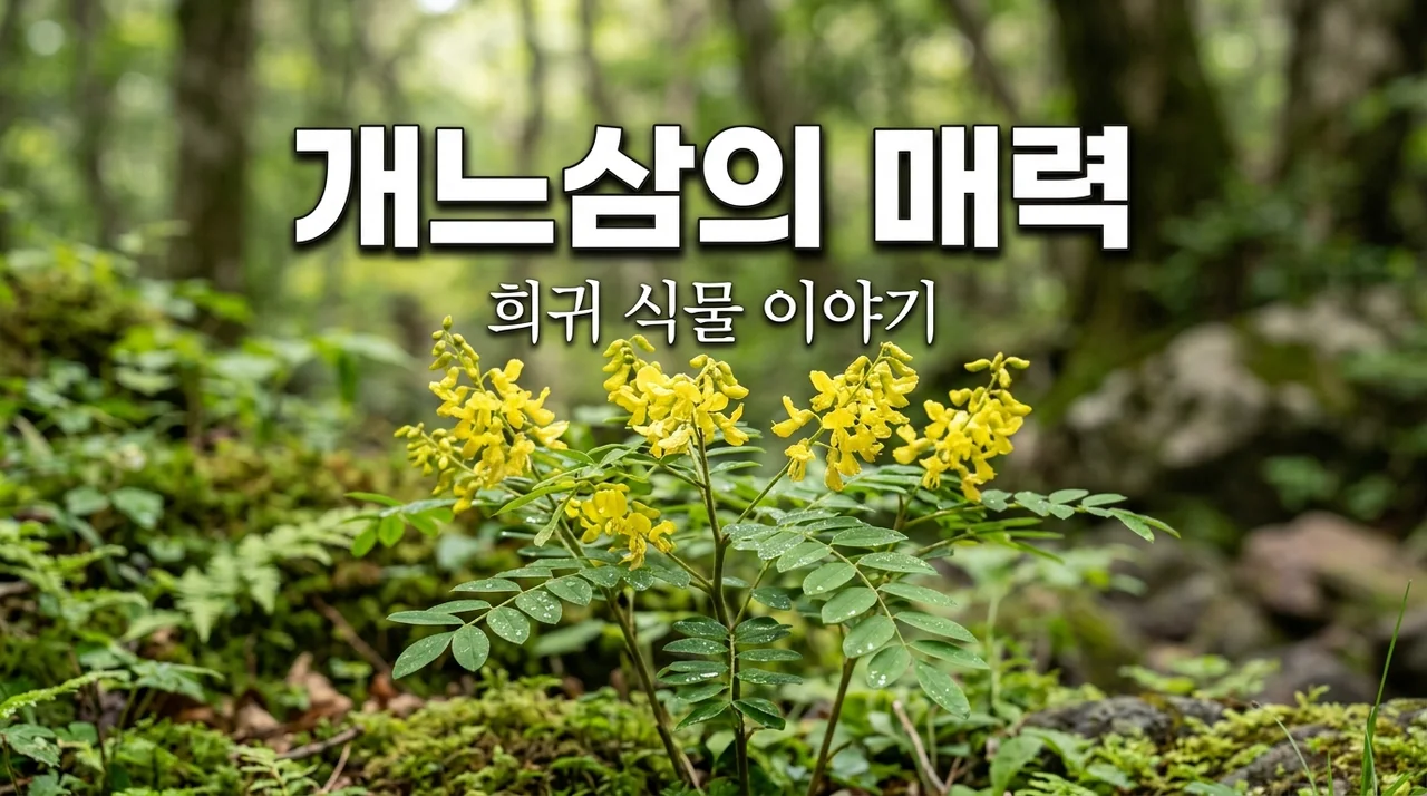 개느삼 알아보기: 한국 특산식물 보호종의 특징과 매력