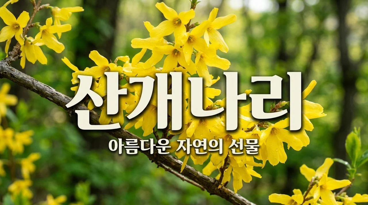 산개나리 특징과 자생지 보호: 알아두면 좋은 식물 상식