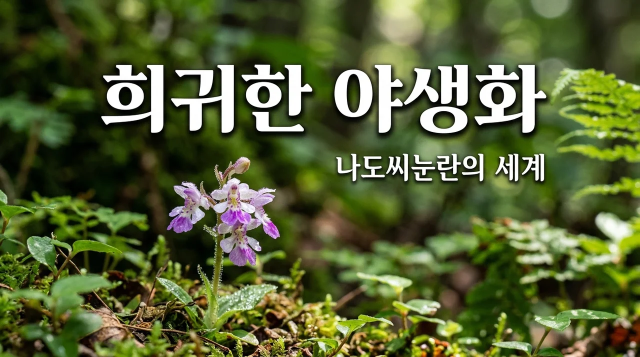 나도씨눈란, 희귀하고 아름다운 야생화의 매력과 특징