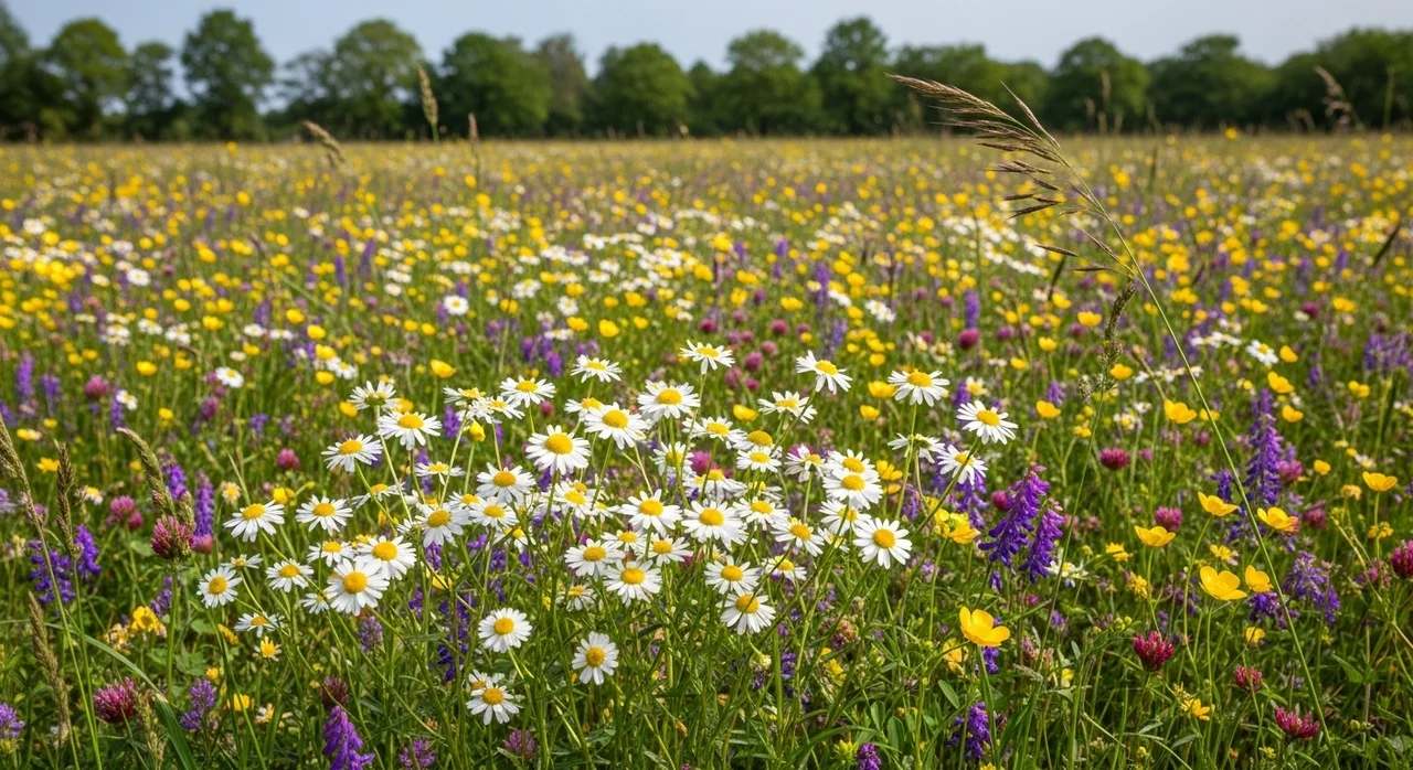 께묵과 주요 야생화 비교