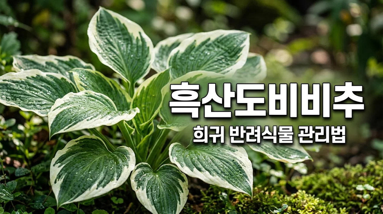 흑산도비비추 키우기: 희귀 반려식물 관리법과 매력 포인트