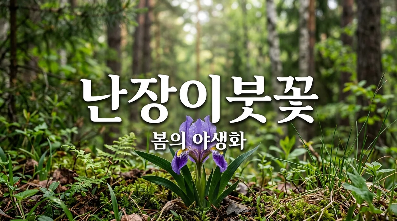 난장이붓꽃 특징과 매력: 봄 산행에서 만나는 보랏빛 꽃