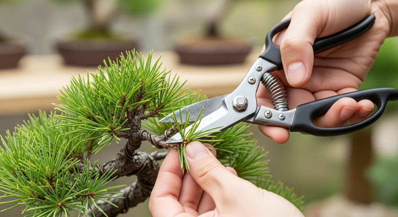 눈향나무 가지치기와 수형 잡기