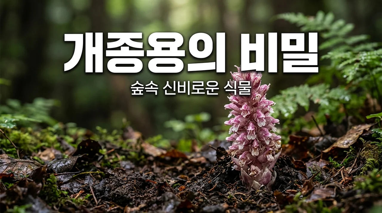 개종용 꽃의 신비로운 특징과 생태 정보 완벽 정리
