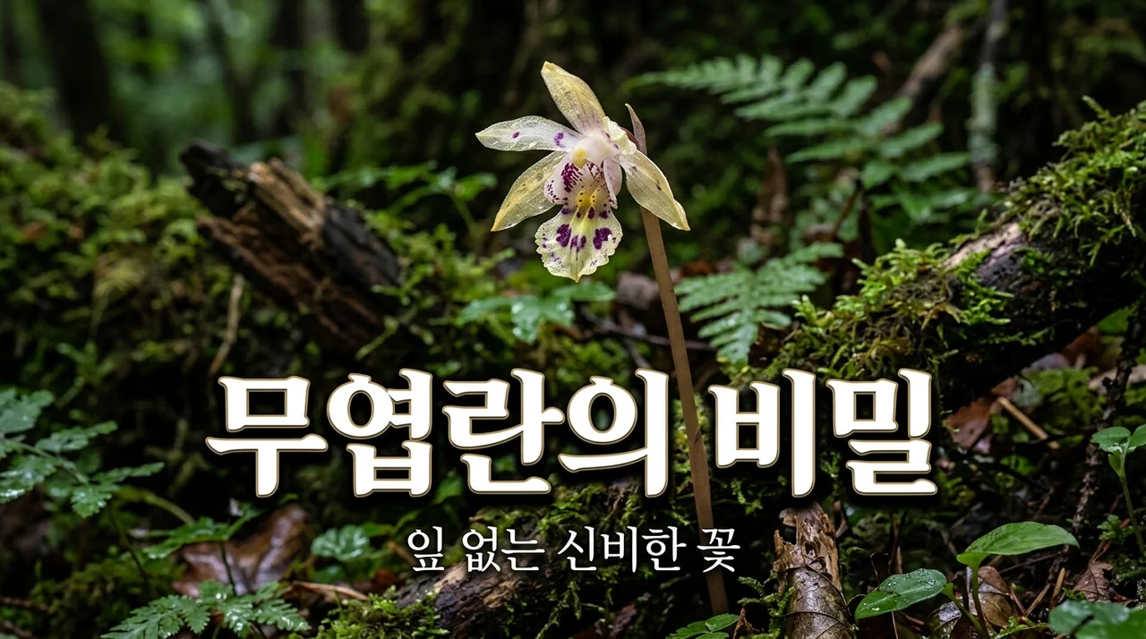 무엽란의 모든 것: 잎이 없는 신비로운 야생화의 세계