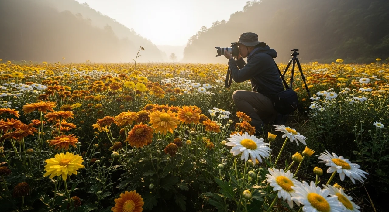 키큰산국을 관찰하는 가장 좋은 방법