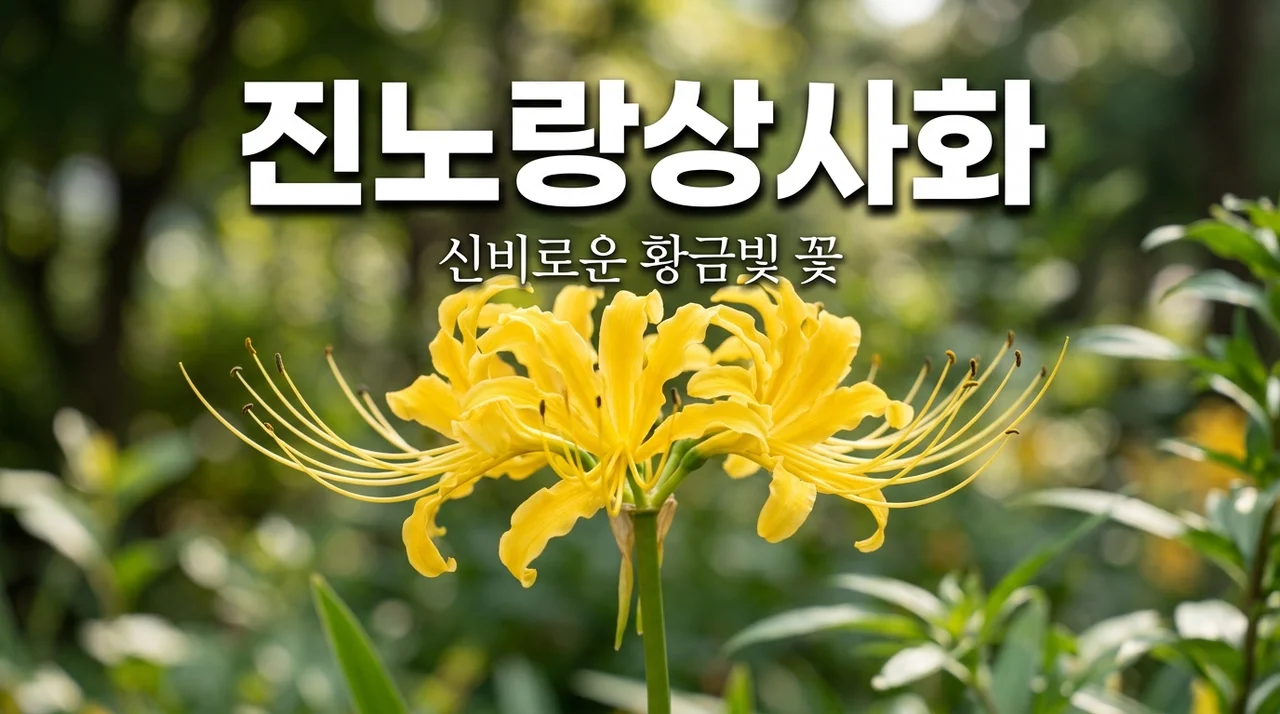 진노랑상사화 개화 시기 특징, 황홀한 노란빛의 매력 탐구