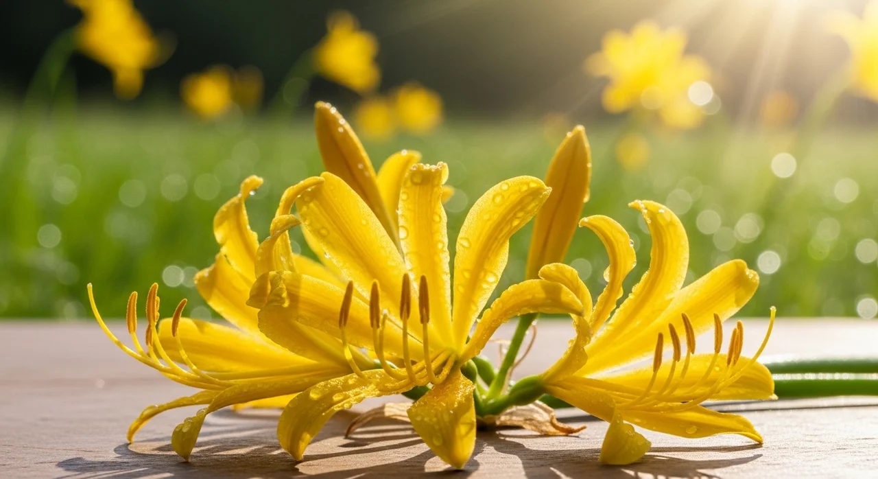 진노랑상사화의 주요 생태 정보