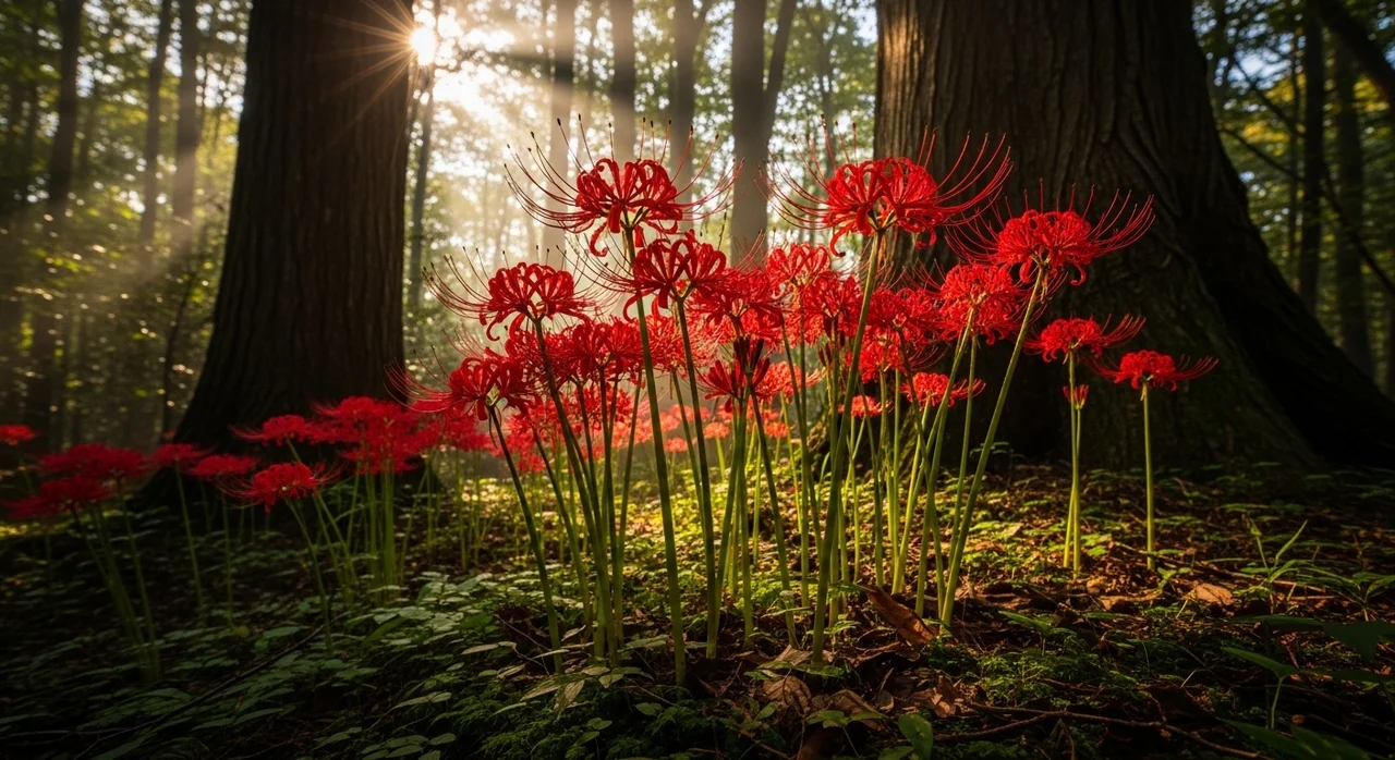 백양꽃, 여름의 끝을 알리는 신비로운 주황빛 꽃