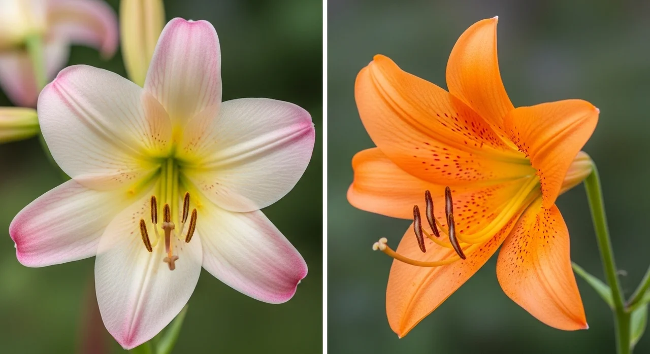 위도상사화와 일반 상사화 비교하기