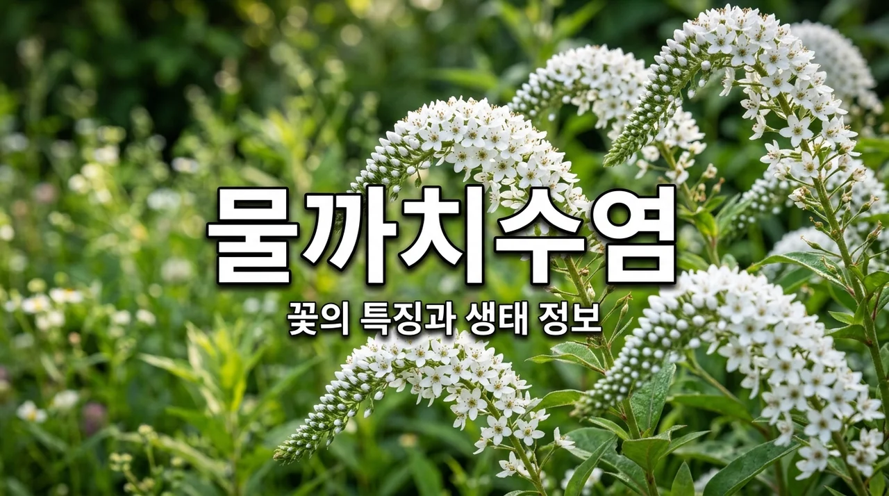 물까치수염 특징과 생태: 우리 강가에서 만나는 하얀 꽃 이야기