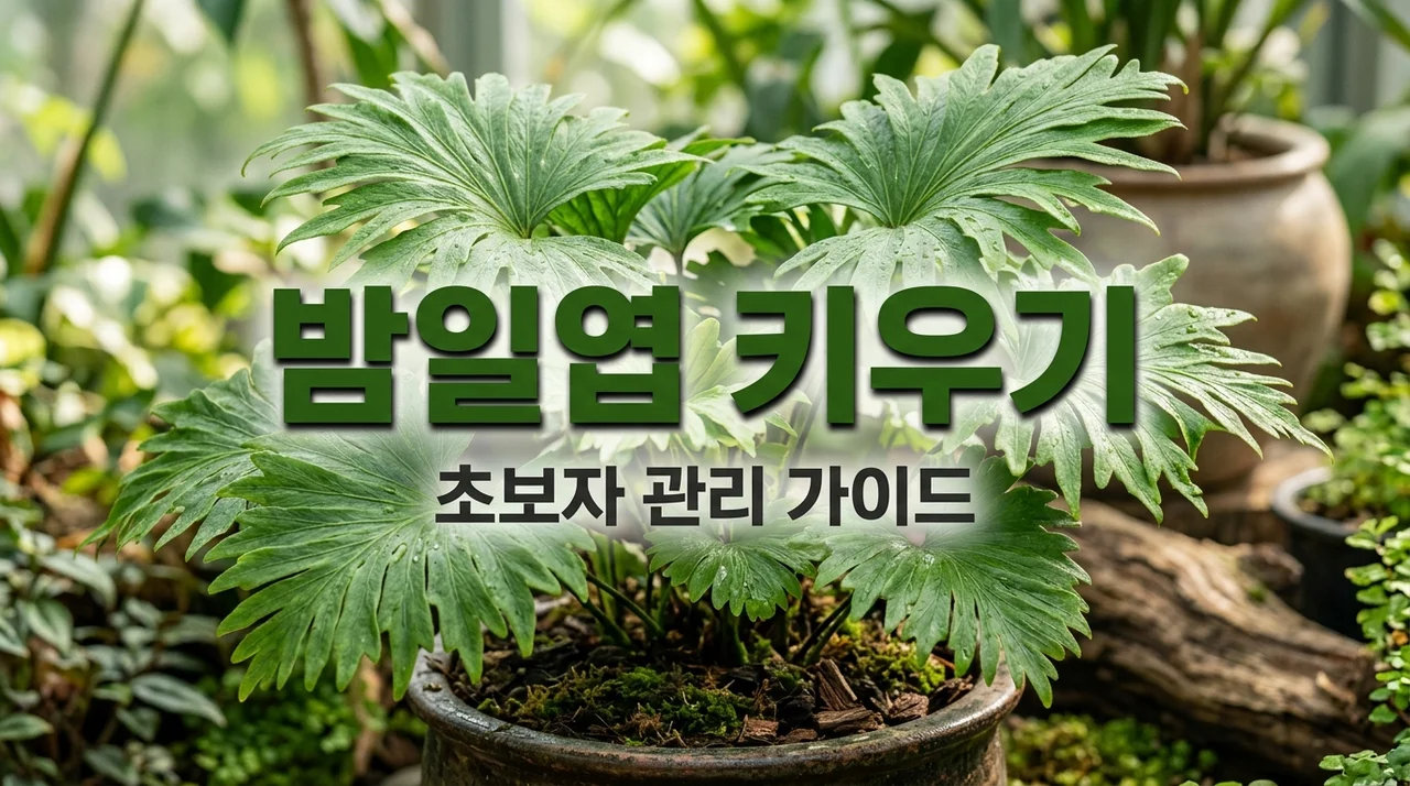밤일엽 키우기 완벽 가이드: 매력적인 양치식물 관리법