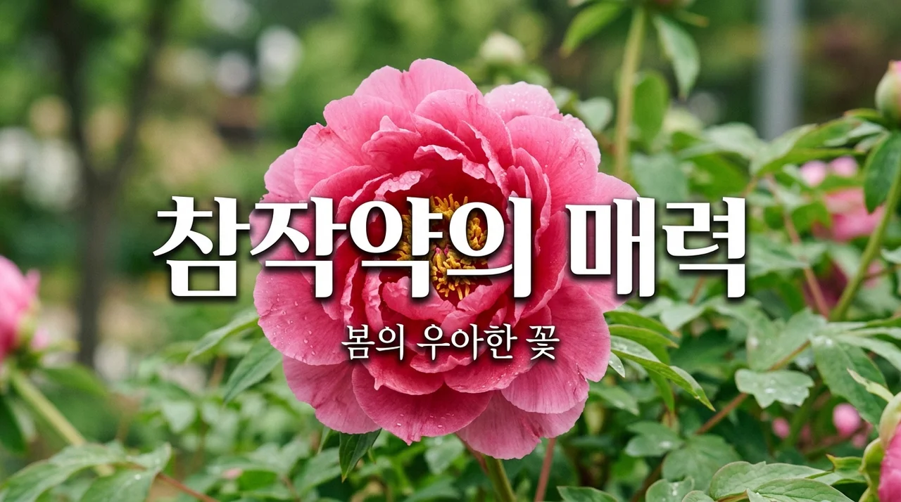 참작약의 매력과 특징, 봄철 정원을 수놓는 우아한 아름다움