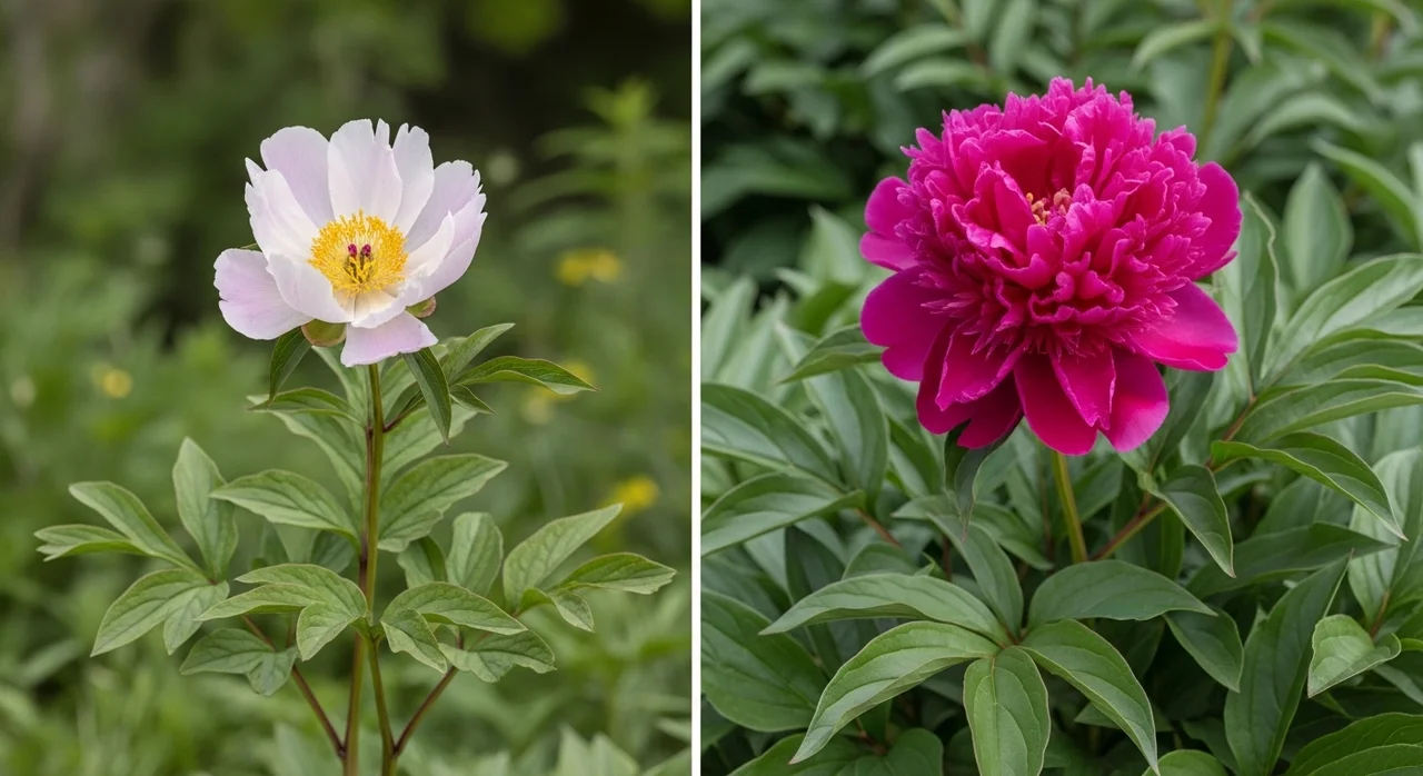 참작약과 일반 작약의 차이점