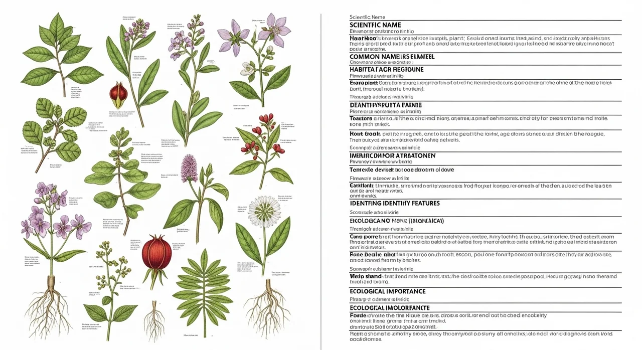백운기름나물의 주요 특징 한눈에 보기