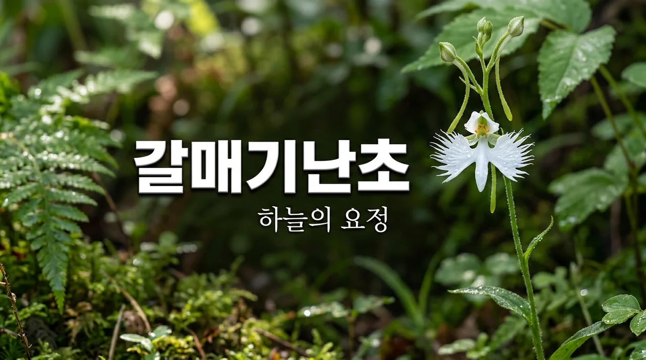 갈매기난초 특징과 매력: 하늘을 나는 갈매기를 닮은 꽃