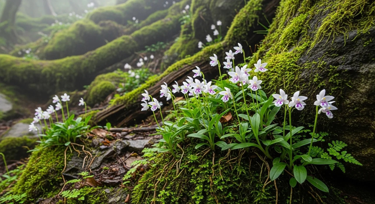 갈매기난초의 주요 생태적 특징