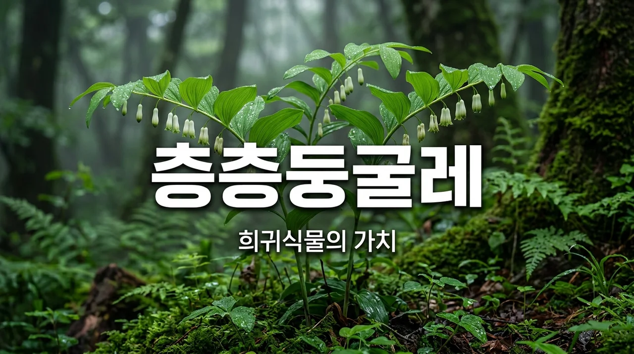 층층둥굴레 효능과 특징, 멸종위기 식물이 왜 중요할까요?