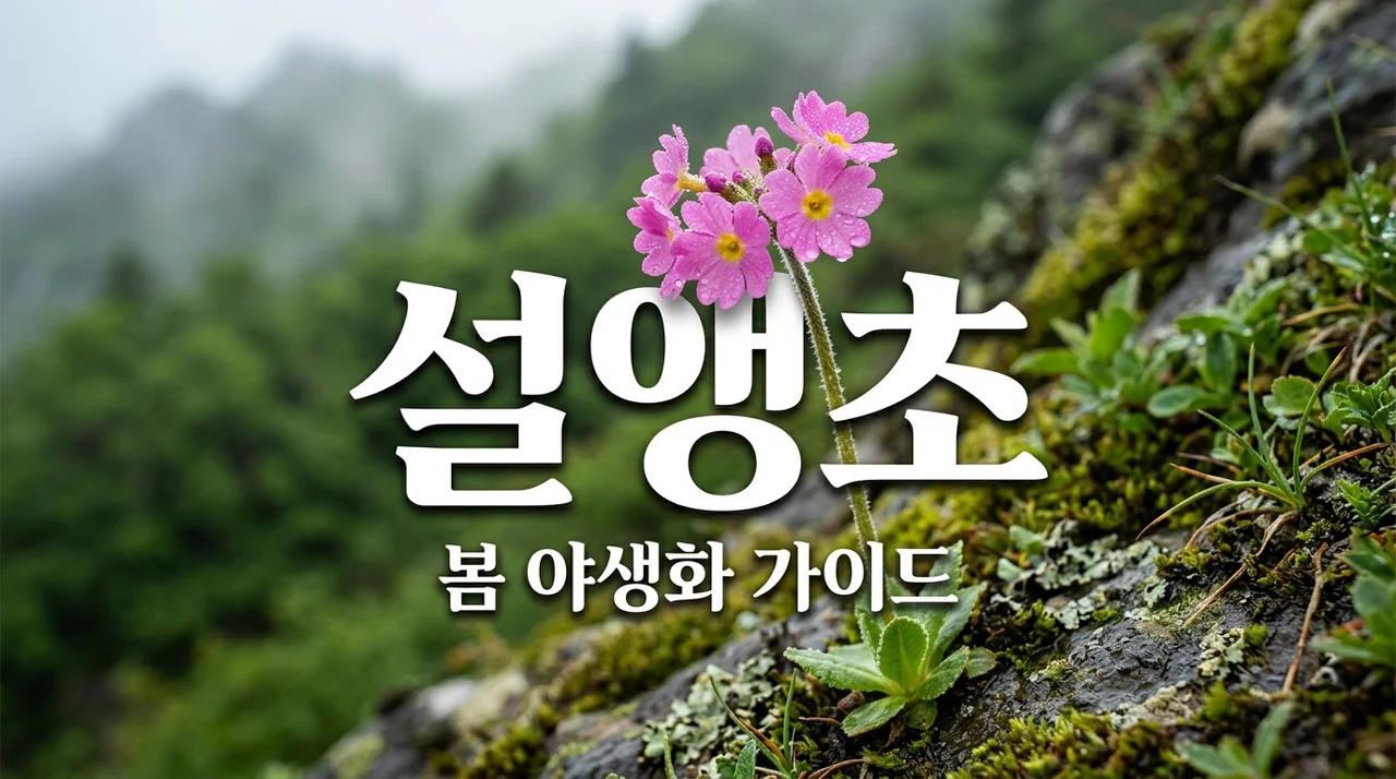 설앵초 개화시기와 한라산 야생화 산행 가이드